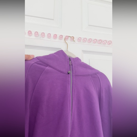 Lululemon Scuba Half-zip Cotton-blend Hoodie - Moonlit Magenta - Picture 8 of 12
